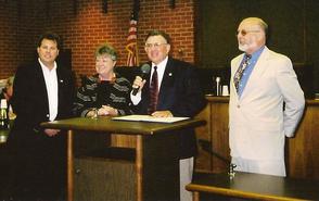 Sean Gallagher receives Resolution Of Appreciation from the San Rafael City Council